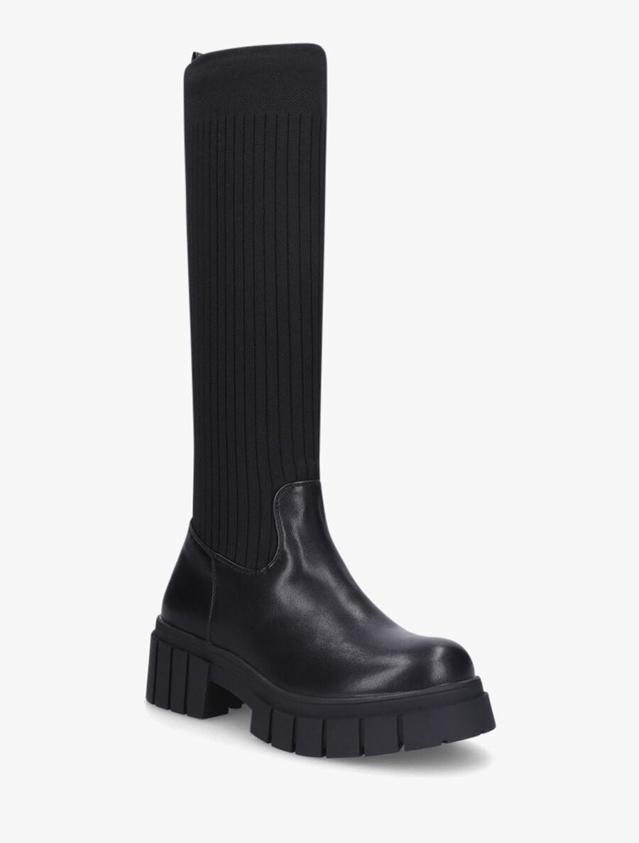 Bottes style chaussettes - Noir - 2