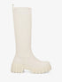 Bottes style chaussettes - Beige - 5