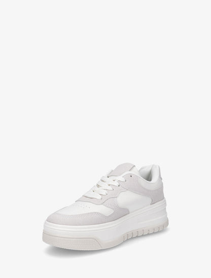 Sneakers à plateforme - Beige - 3