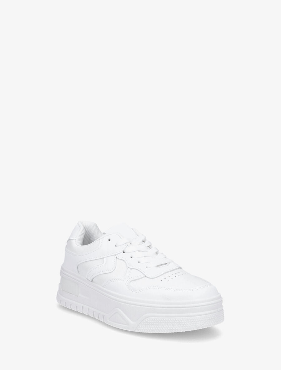 Sneakers à plateforme - Blanc - 2