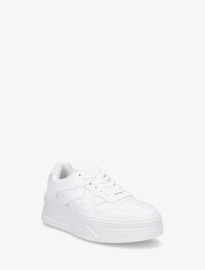 Sneakers à plateforme - Blanc - 2