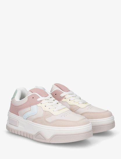 Sneakers à plateforme - Rose - 4