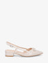 Ballerines ouvertes pointus à noeuds - Beige - 5