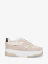 Baskets à empiècements nacrés - Beige - 1