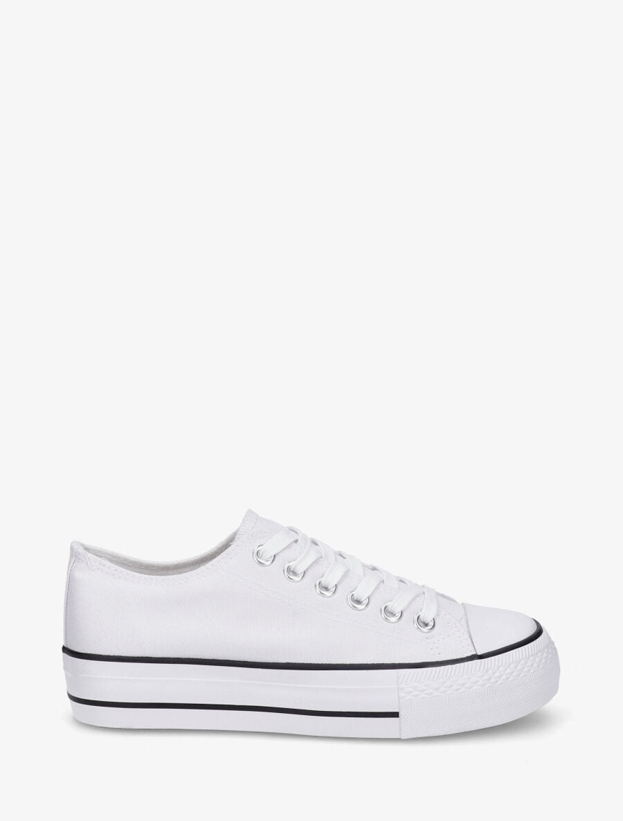 Baskets en toile - Blanc - 5