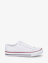 Baskets basiques en toile - Blanc - 1