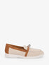 Mocassins bicolore effet nubuck - Beige - 1
