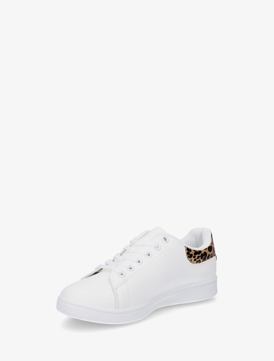 Sneakers classiques en simili - Camel - 3