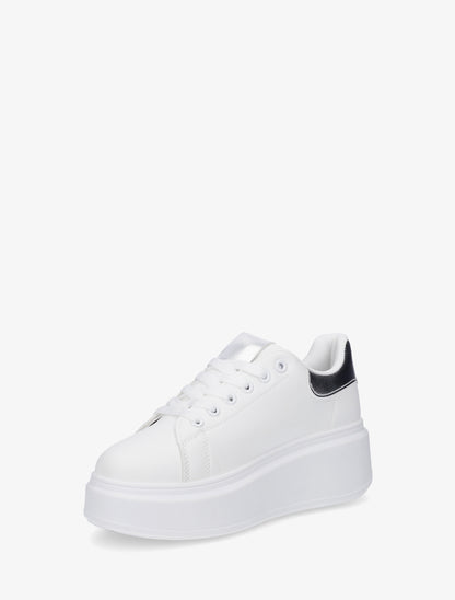 Baskets cloutées à semelle plateforme - Argent - 3