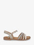 Nu-pieds en simili à brides dépareillés - Vert clair - 1