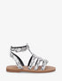 Nu-pieds cloutées style spartiate - Beige - 1