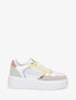Sneakers à plateforme striée - Vert d&