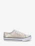 Sneakers irisées en simili - Or - 1