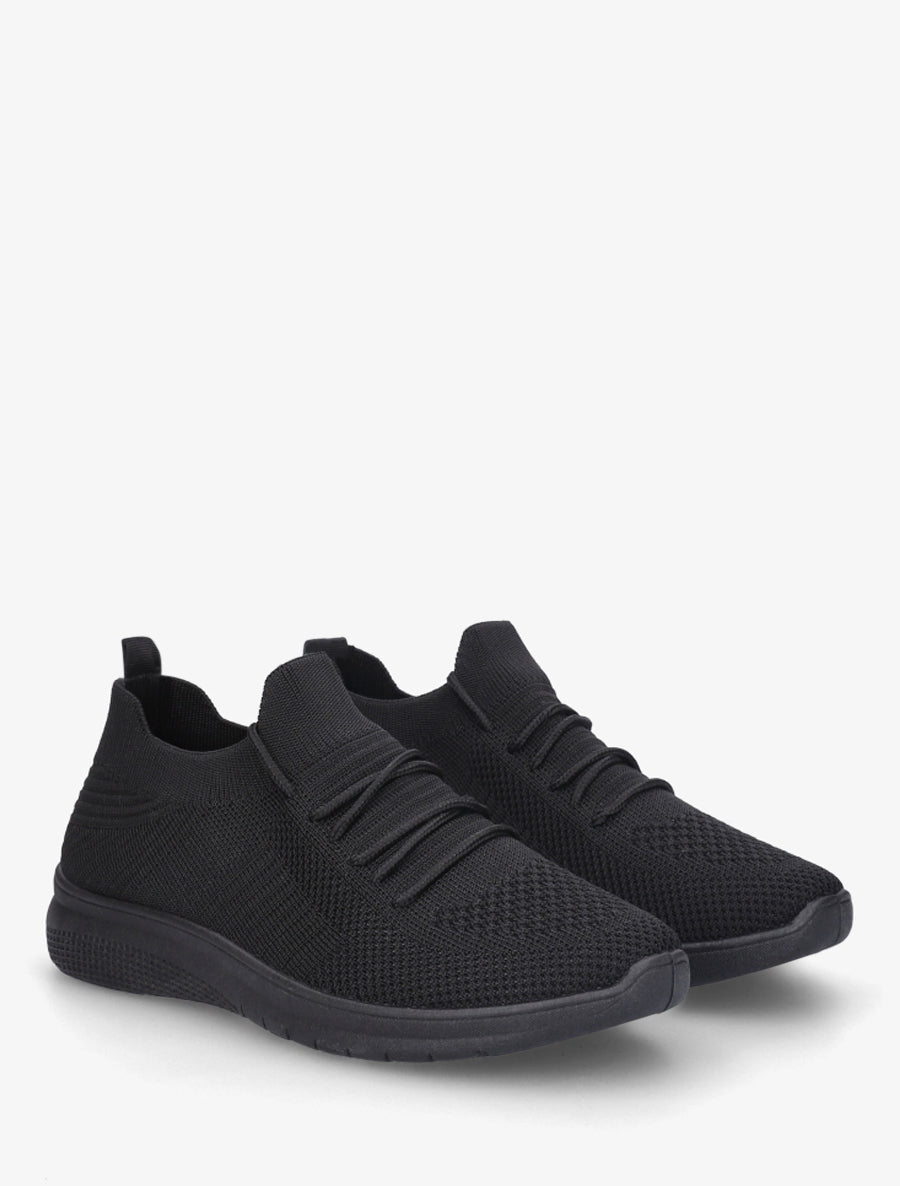 Baskets en mesh style running - Noir - 4