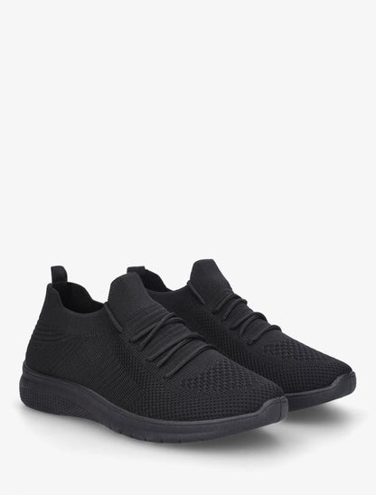 Baskets en mesh style running - Noir - 4
