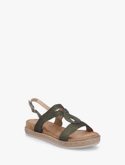 Nu-pieds style corde - Kaki - 2