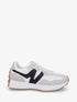 Baskets à empiècement en toile et effet nubuck - Gris - 1