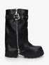 Bottes à revers et sangle - Noir - 1
