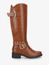 Bottes élastiquées à double sangles - Camel - 1