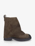 Boots à revers en suédine - Kaki - 1