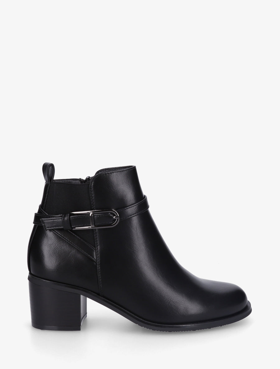 Bottines classiques à boucle - Noir - 1