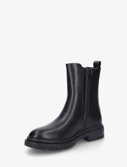 Bottines élastiquées à semelle crantée - Noir - 3