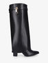 Bottes à revers et bout pointu - Noir - 1