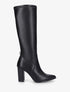 Bottes en simili à bout pointu - Noir - 1