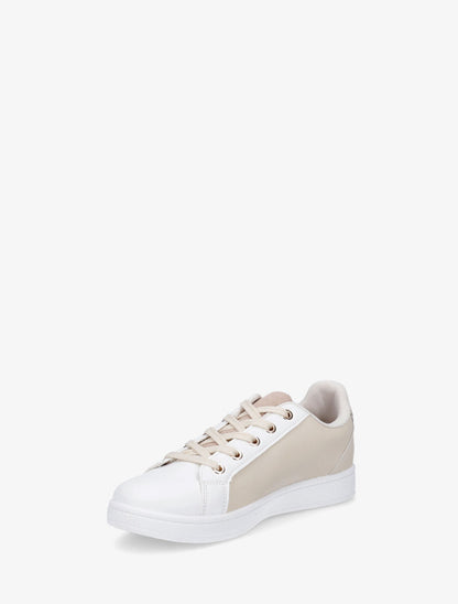 Baskets à zip en simili - Beige - 4