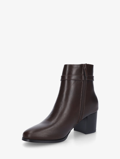 Bottines classiques à boucle - Marron - 3