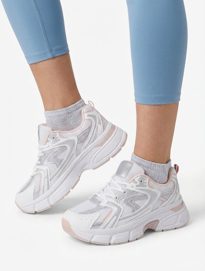 Hardloopschoenen van canvas stijl - Wit