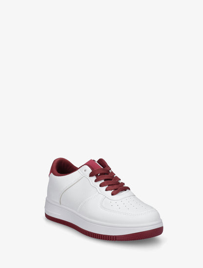 Baskets à contrefort contrastant - Rouge - 2