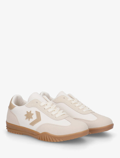 Baskets à empiècement étoile - Beige - 4
