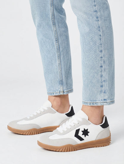 Sneakers met sterinzetstukken - Wit