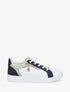 Sneakers plates à zip décoratif - Vert d&