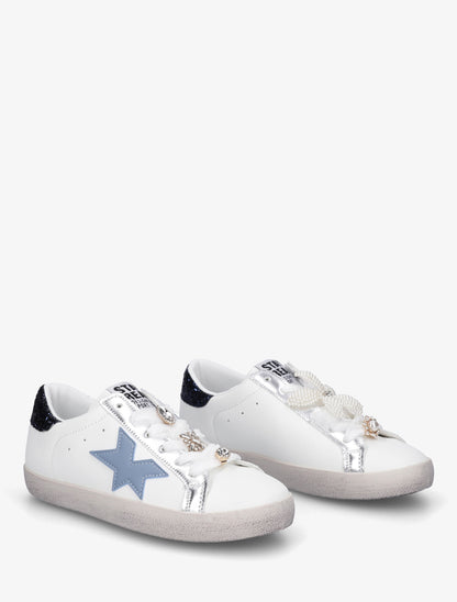 Baskets à bijoux strassés - Bleu clair - 4