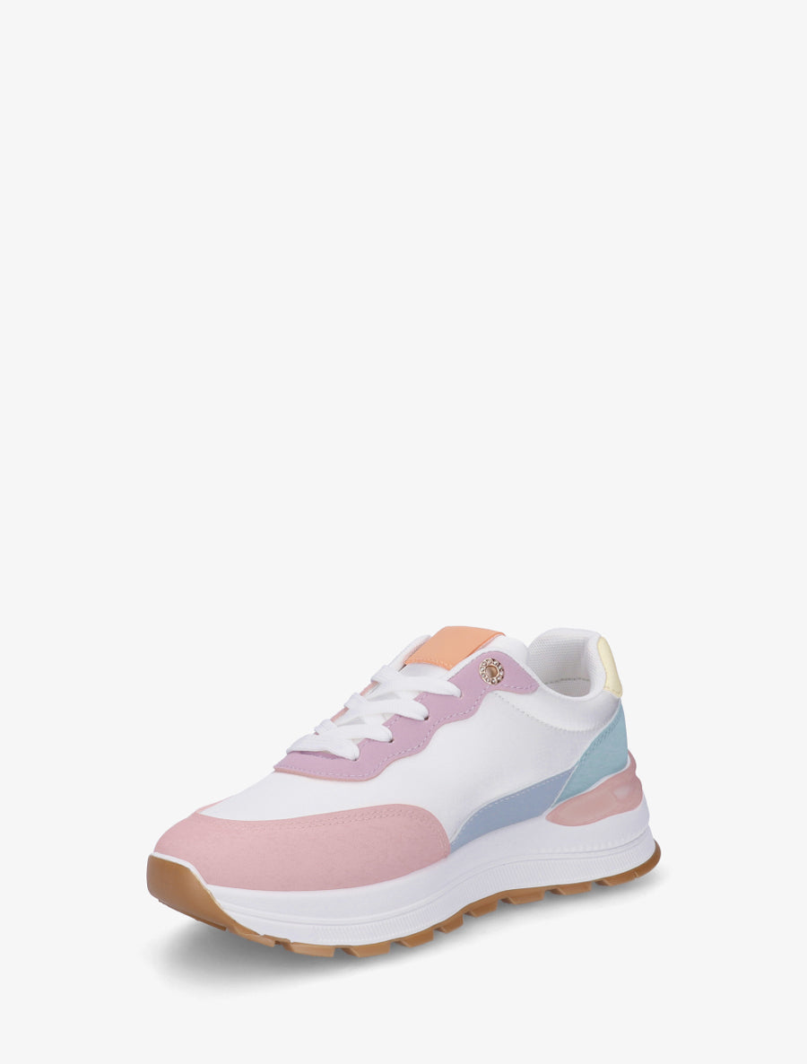 Baskets en simili et bandes contrastantes - Multi - 3