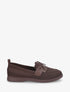 Mocassins en maille à nœud - Marron - 1