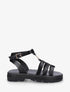 Sandales plates style spartiate - Noir - 1