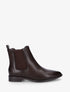 Bottines en simili à bouts pointus - Marron - 1