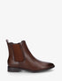 Bottines en simili à bouts pointus - Chocolat - 1