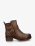 Bottines fourrées bi-matière à 2 boucles - Taupe - 1