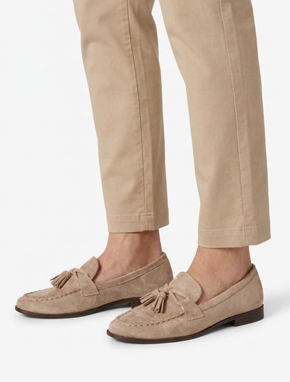 Suède loafers met kwastjes - Mol