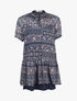 Robe à motifs géométriques - Bleu - 3