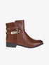 Boots arrière daim et lanières - Camel - 1