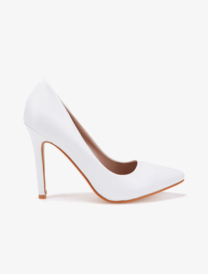 Escarpins mates - blanc - 5