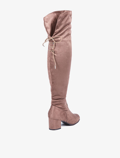 Cuissardes revers montant - taupe - 4