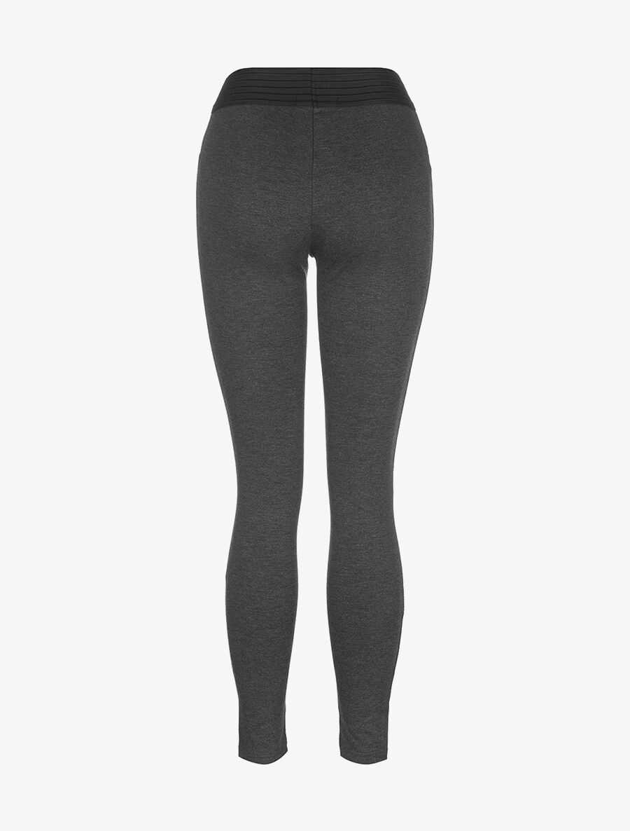 Pantalon basic taille élastiquée - anthracite - 2