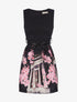 Robe bas motifs - noir - 1