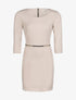 Robe taille strassée - beige - 3